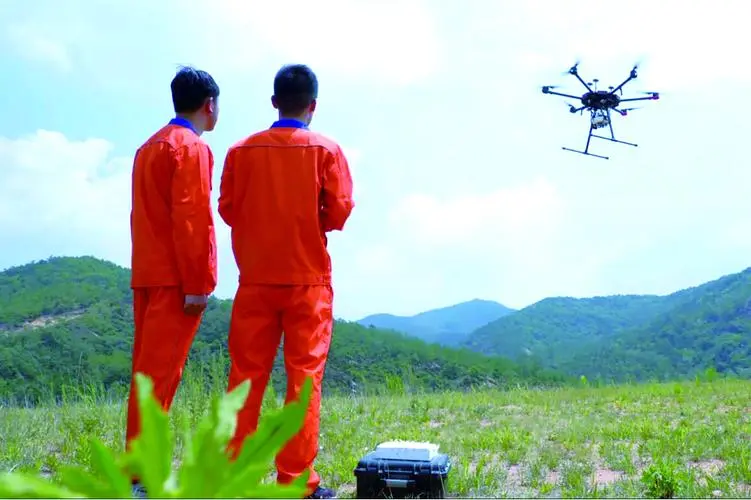 玛多无人机倾斜摄影巡检拍摄